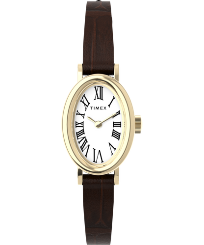 Timex Cavatina 19mm Leather Strap Watch