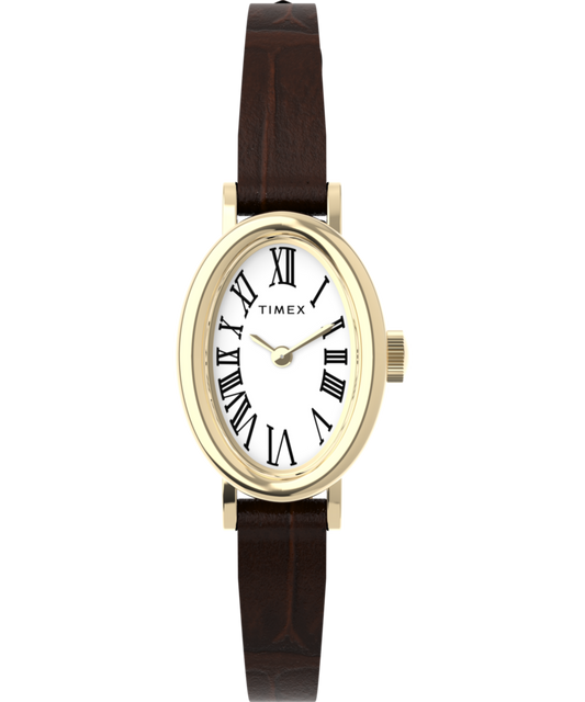 Timex Cavatina 19mm Leather Strap Watch