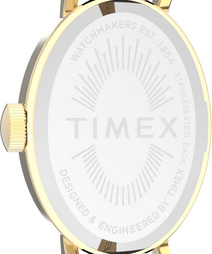 Timex Cavatina 19mm Leather Strap Watch