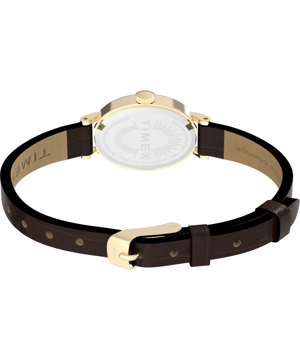 Timex Cavatina 19mm Leather Strap Watch