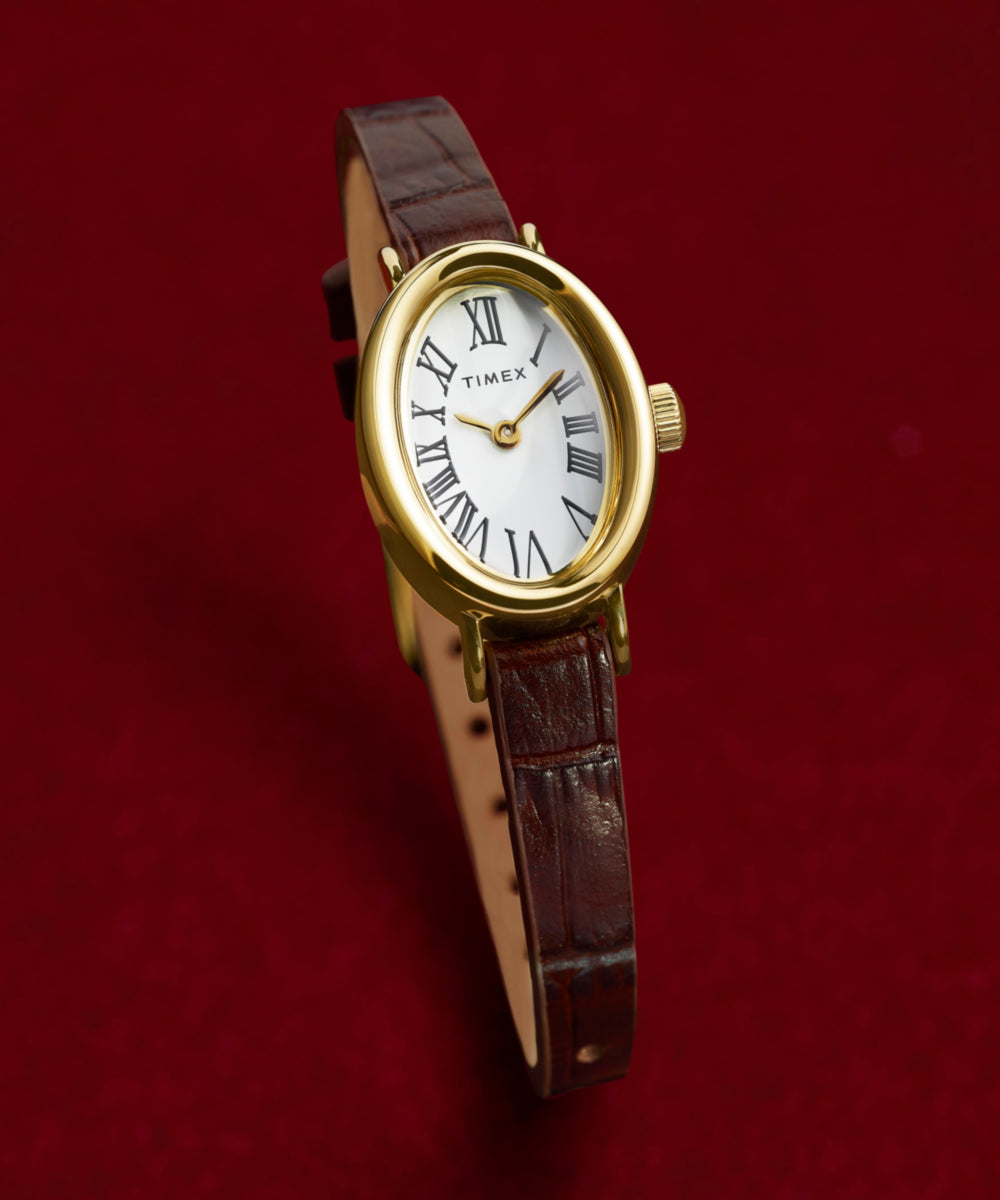 Timex Cavatina 19mm Leather Strap Watch