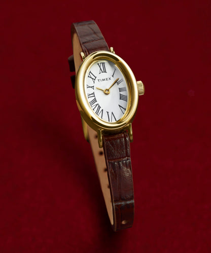 Timex Cavatina 19mm Leather Strap Watch