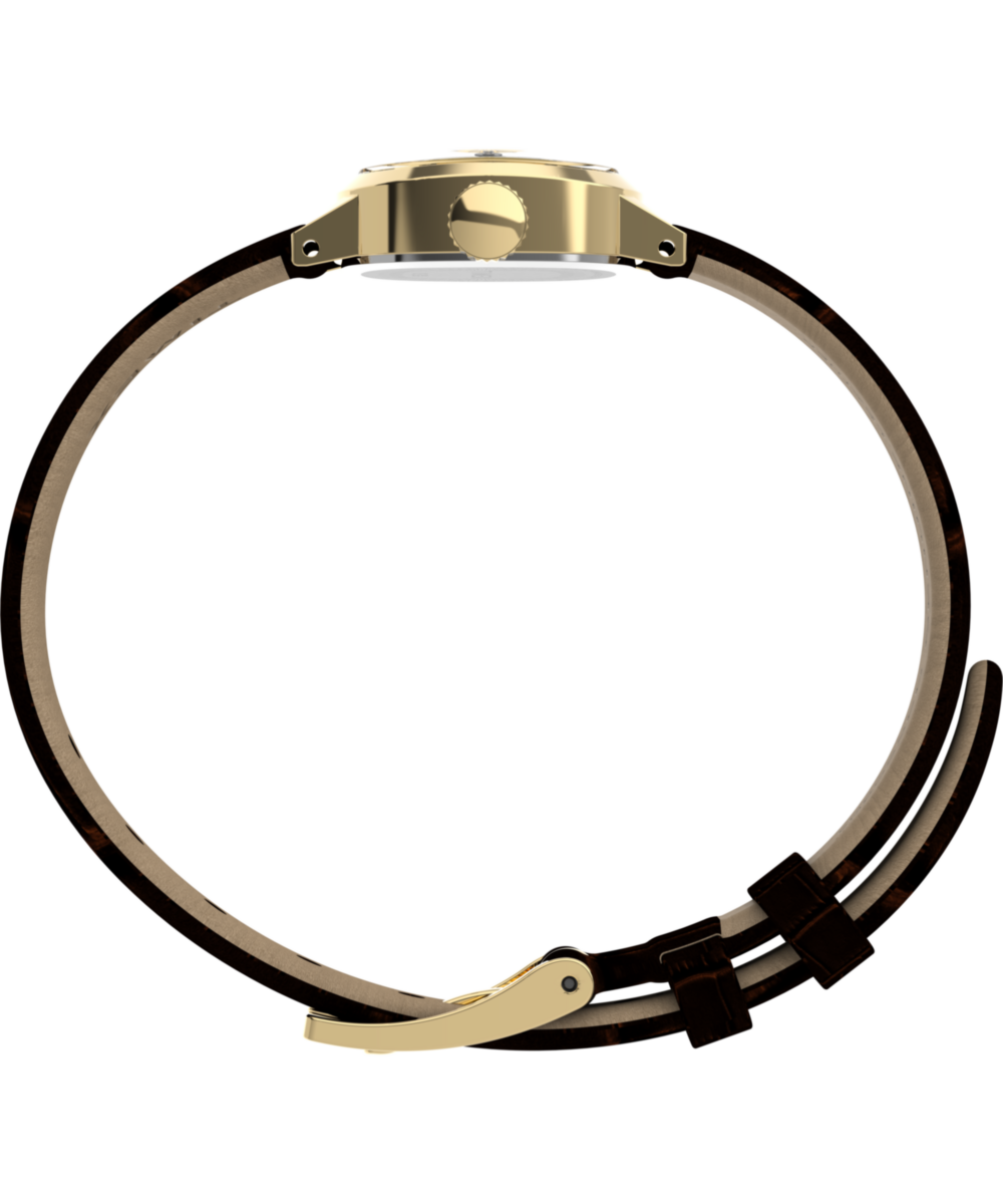 Timex Cavatina Mini 17mm Leather Strap Watch