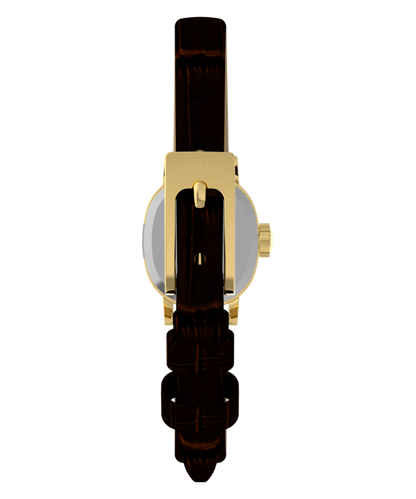 Timex Cavatina Mini 17mm Leather Strap Watch