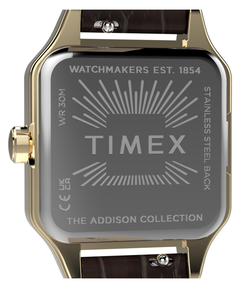 Timex Addison 23mm Leather Strap Watch