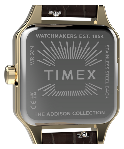 Timex Addison 23mm Leather Strap Watch
