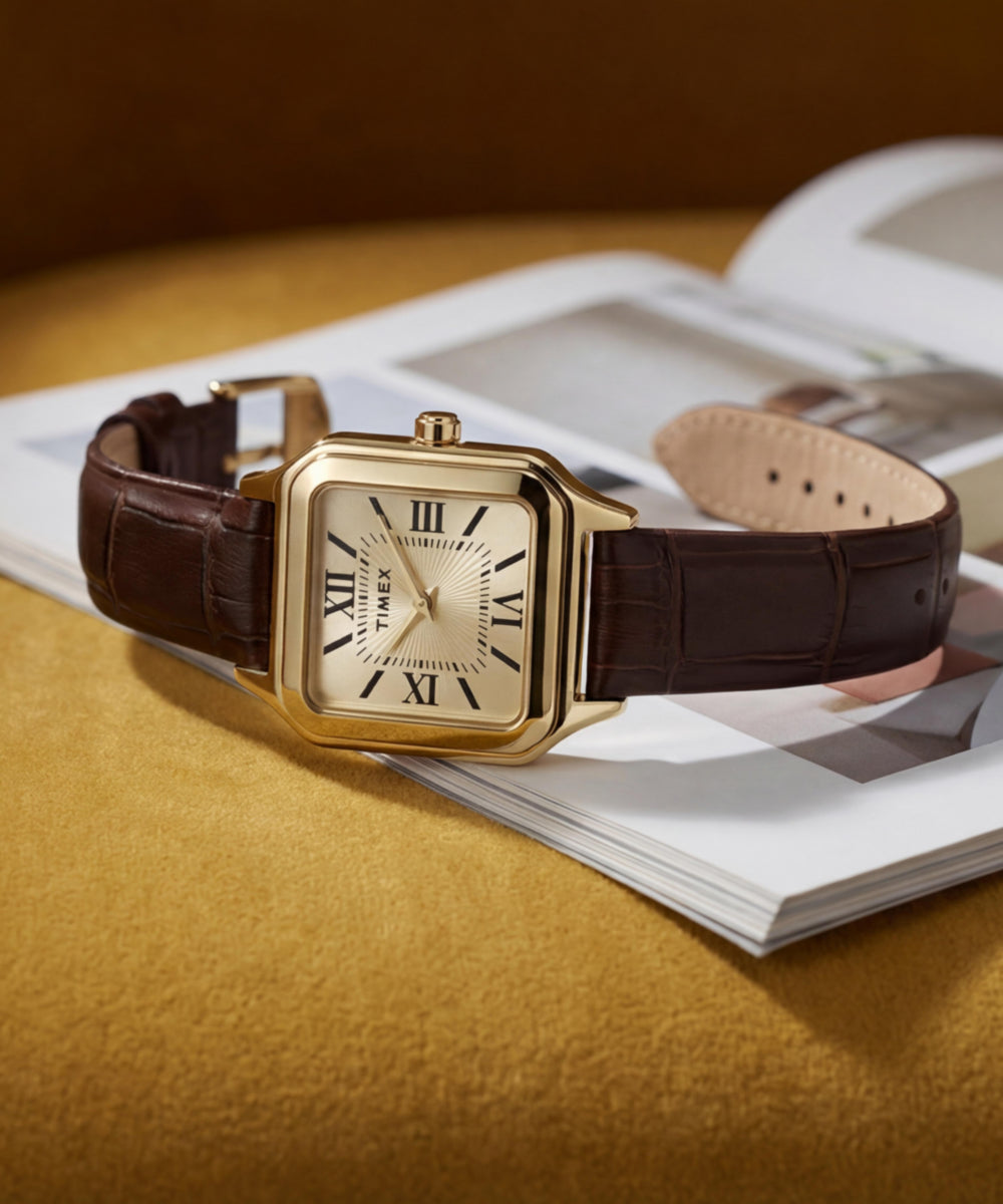 Timex Addison 23mm Leather Strap Watch