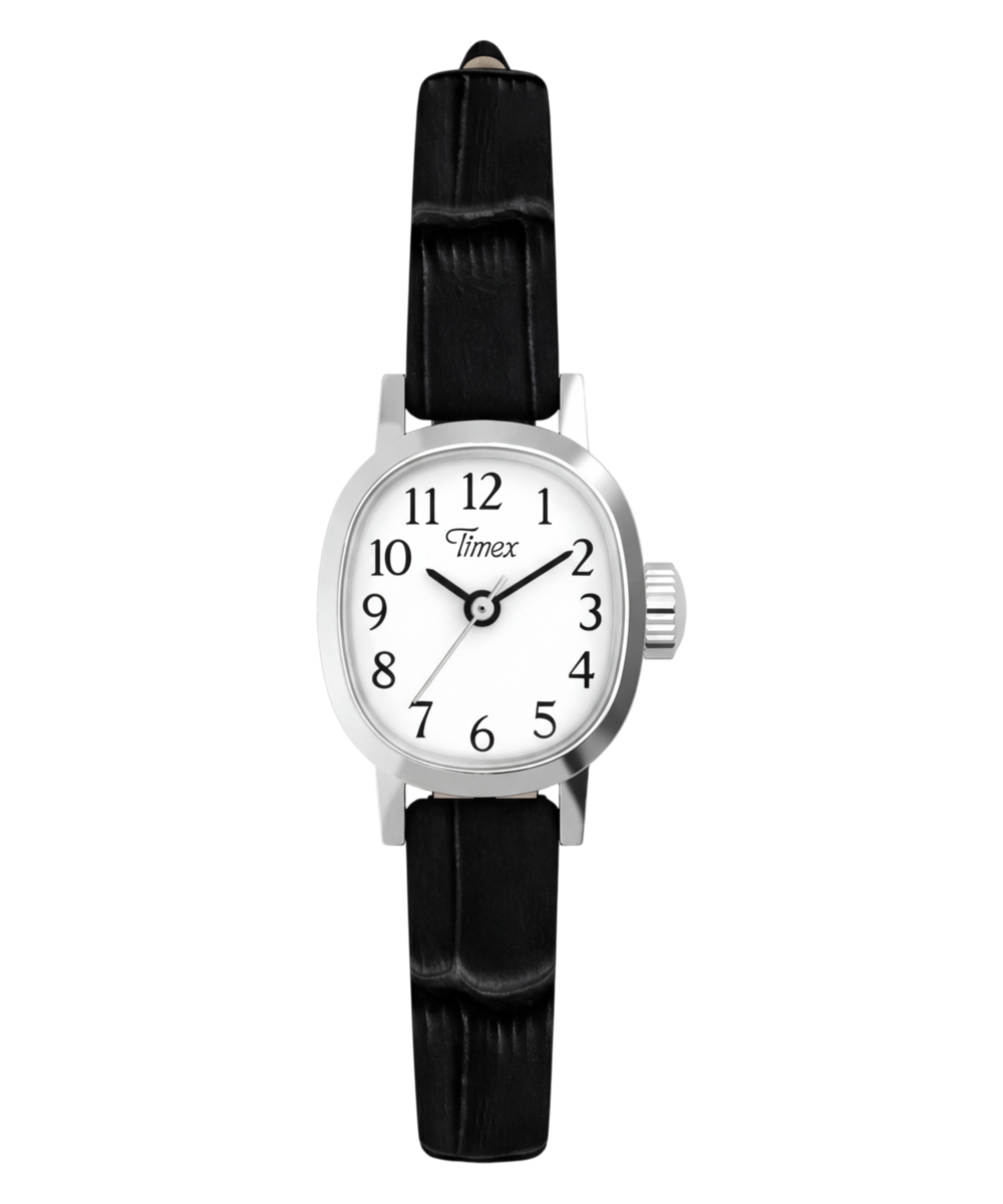 Timex Cavatina Mini 17mm Leather Strap Watch