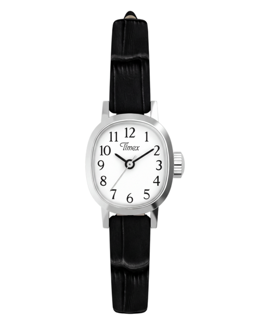 Timex Cavatina Mini 17mm Leather Strap Watch