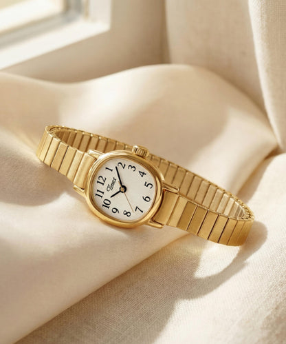 Timex Cavatina Mini 17mm Stainless Steel Expansion Band Watch
