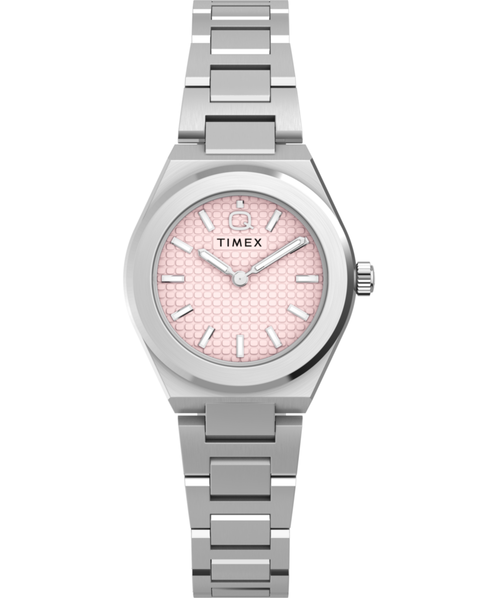 Timex Q Timex Continental Mini 24mm Stainless Steel Bracelet Watch