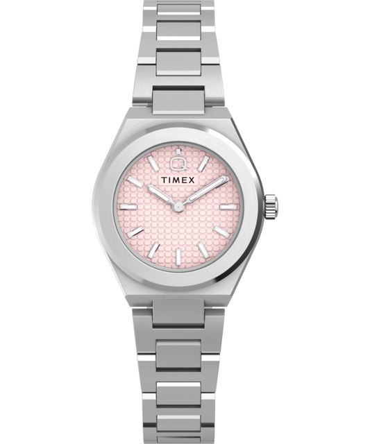 Timex Q Timex Continental Mini 24mm Stainless Steel Bracelet Watch