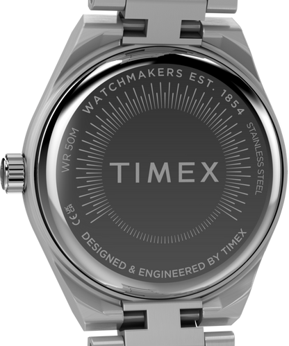 Timex Q Timex Continental Mini 24mm Stainless Steel Bracelet Watch
