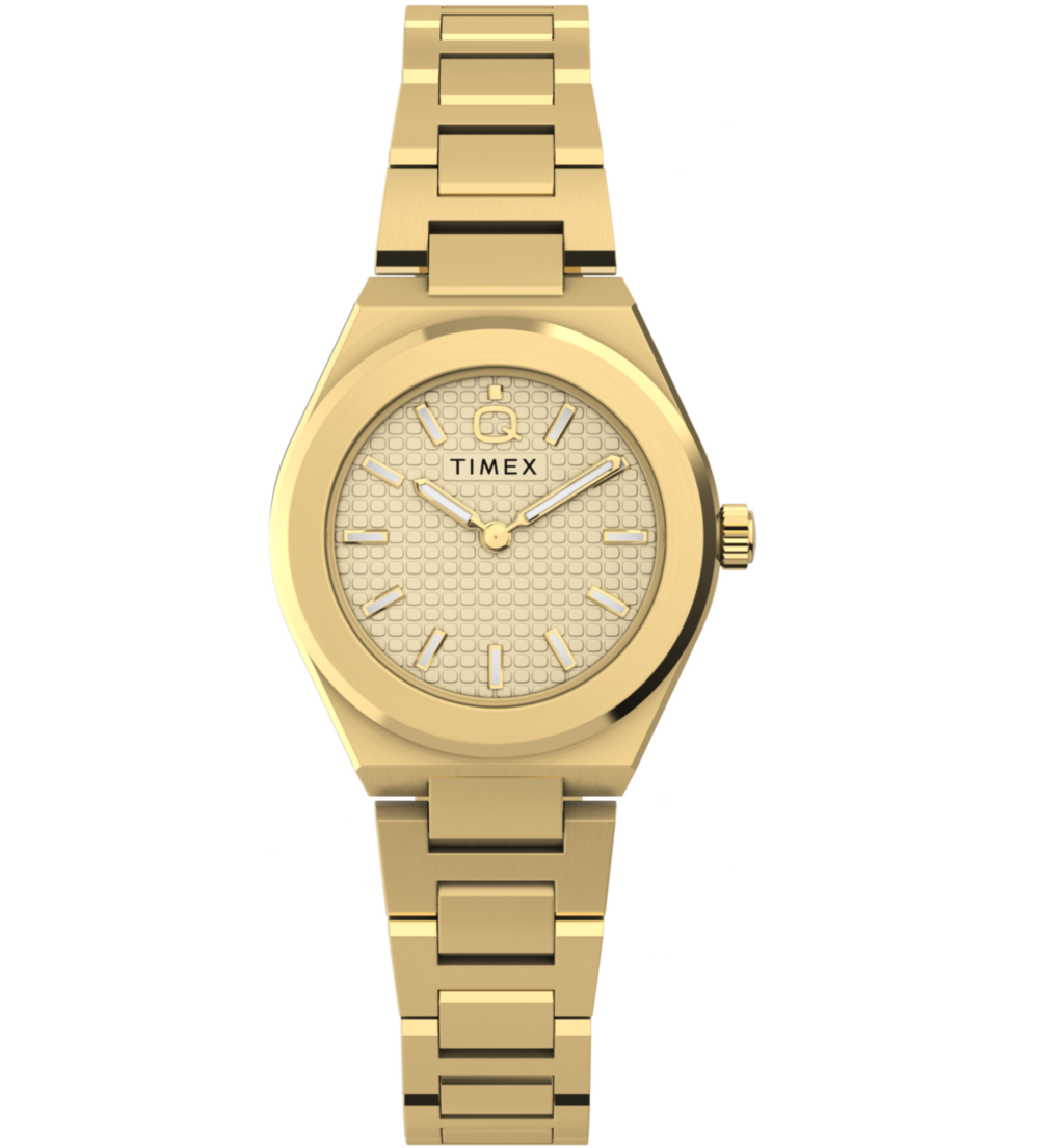 Timex Q Timex Continental Mini 24mm Stainless Steel Bracelet Watch