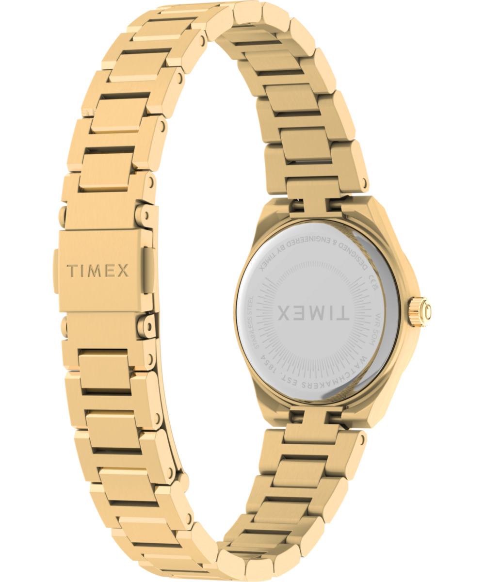 Timex Q Timex Continental Mini 24mm Stainless Steel Bracelet Watch