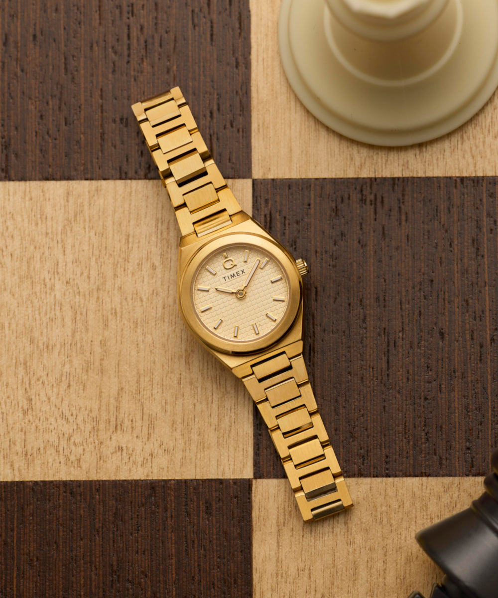 Timex Q Timex Continental Mini 24mm Stainless Steel Bracelet Watch