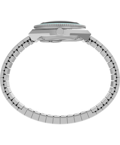 Timex Q Timex Mini 30mm Stainless Steel Expansion Band Watch
