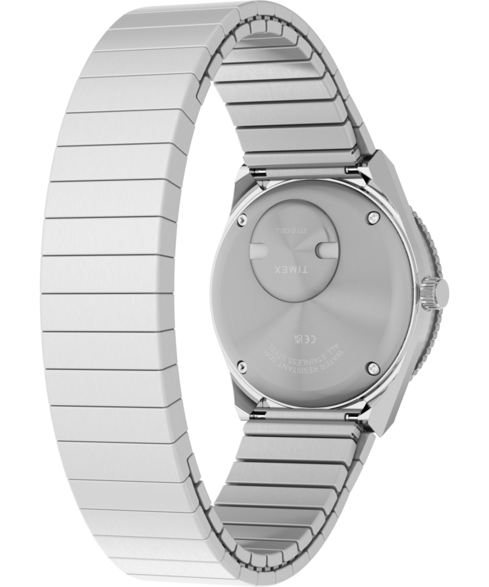 Timex Q Timex Mini 30mm Stainless Steel Expansion Band Watch