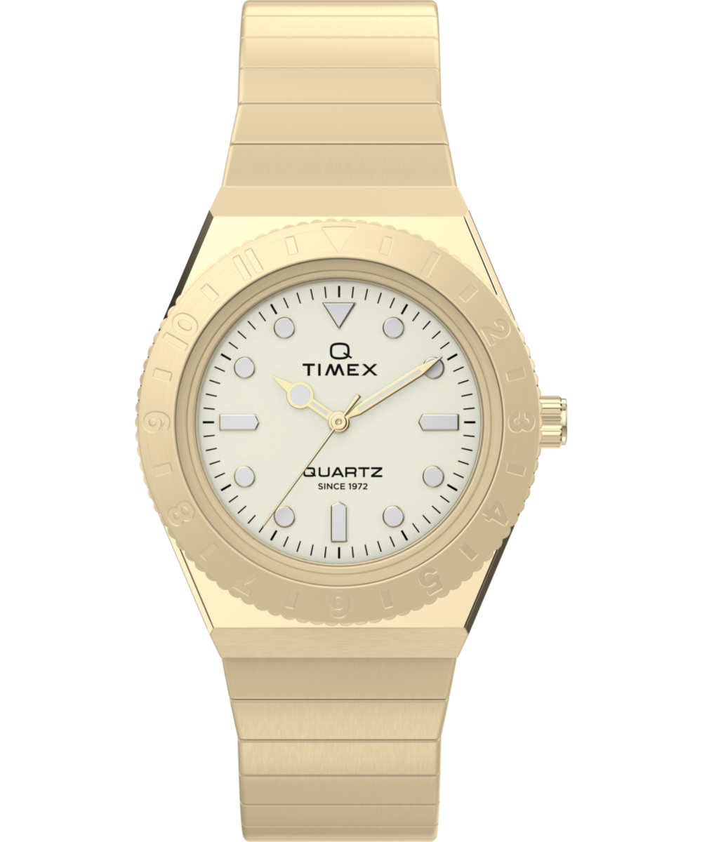 Timex Q Timex Mini 30mm Stainless Steel Expansion Band Watch