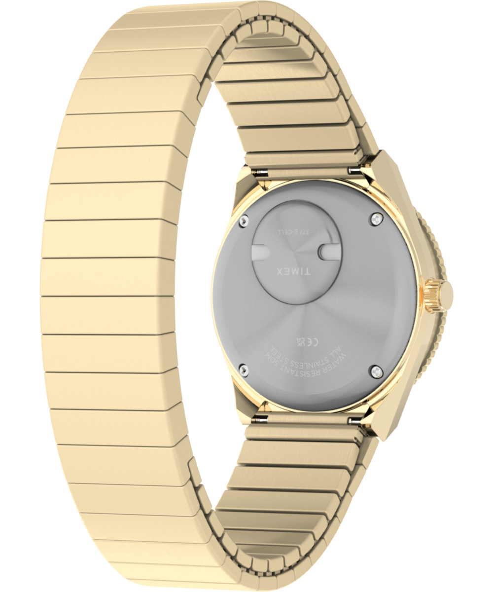 Timex Q Timex Mini 30mm Stainless Steel Expansion Band Watch