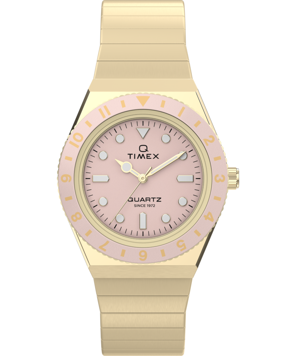 Timex Q Timex Mini 30mm Stainless Steel Expansion Band Watch