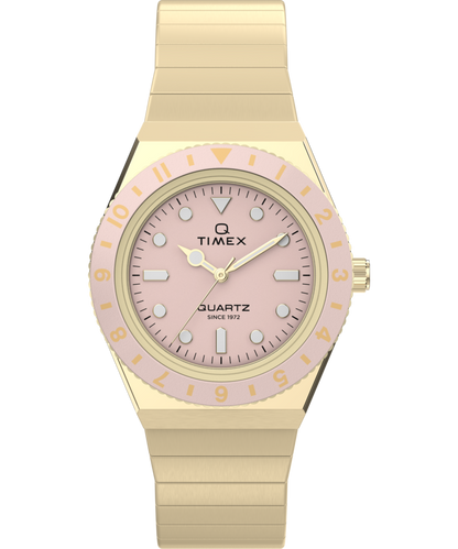 Timex Q Timex Mini 30mm Stainless Steel Expansion Band Watch