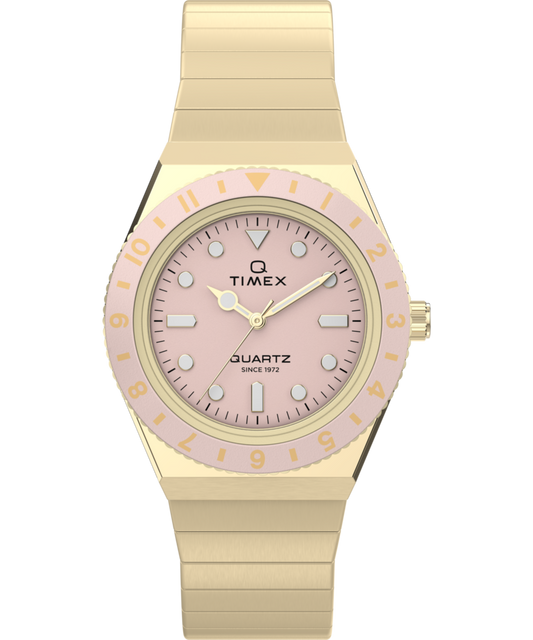 Timex Q Timex Mini 30mm Stainless Steel Expansion Band Watch