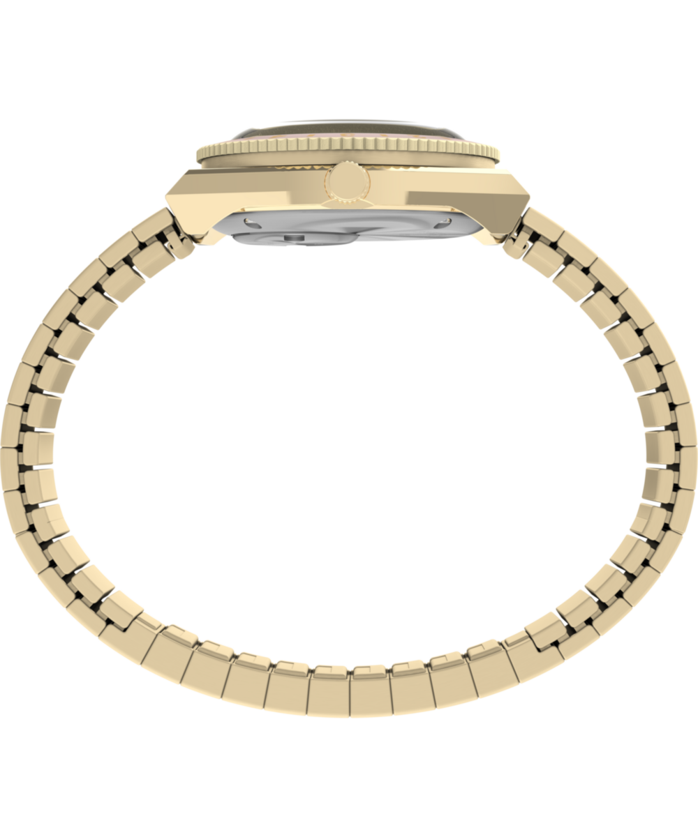 Timex Q Timex Mini 30mm Stainless Steel Expansion Band Watch
