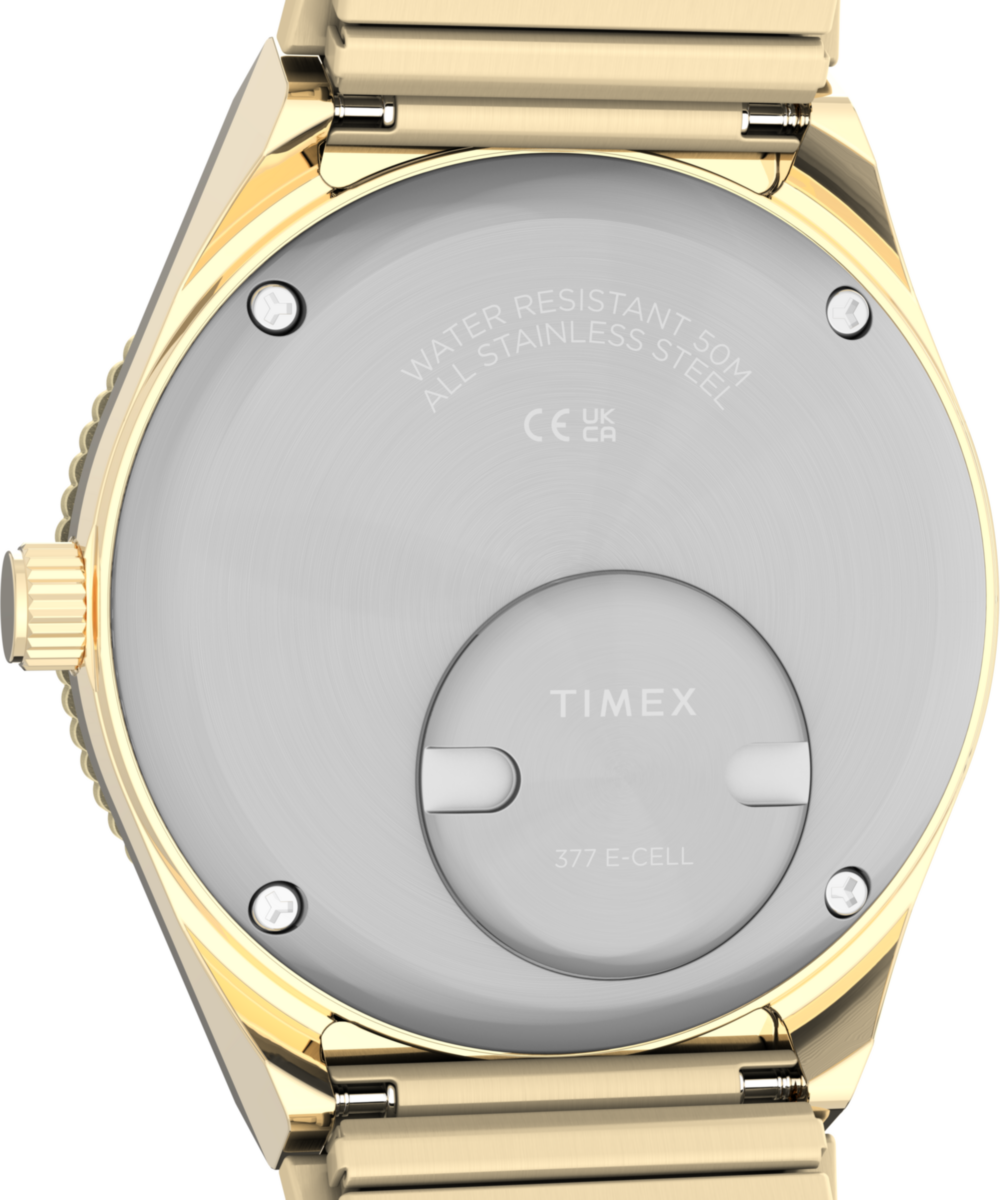 Timex Q Timex Mini 30mm Stainless Steel Expansion Band Watch