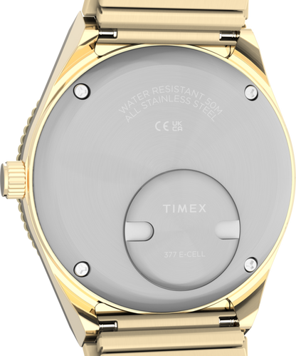 Timex Q Timex Mini 30mm Stainless Steel Expansion Band Watch