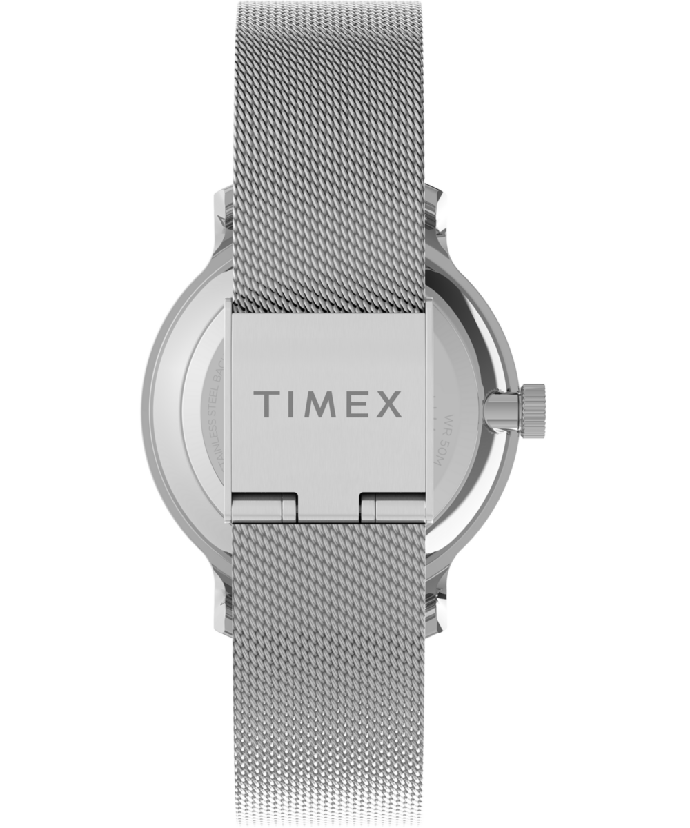 Timex Transcend™ 31mm Stainless Steel Mesh Band Watch
