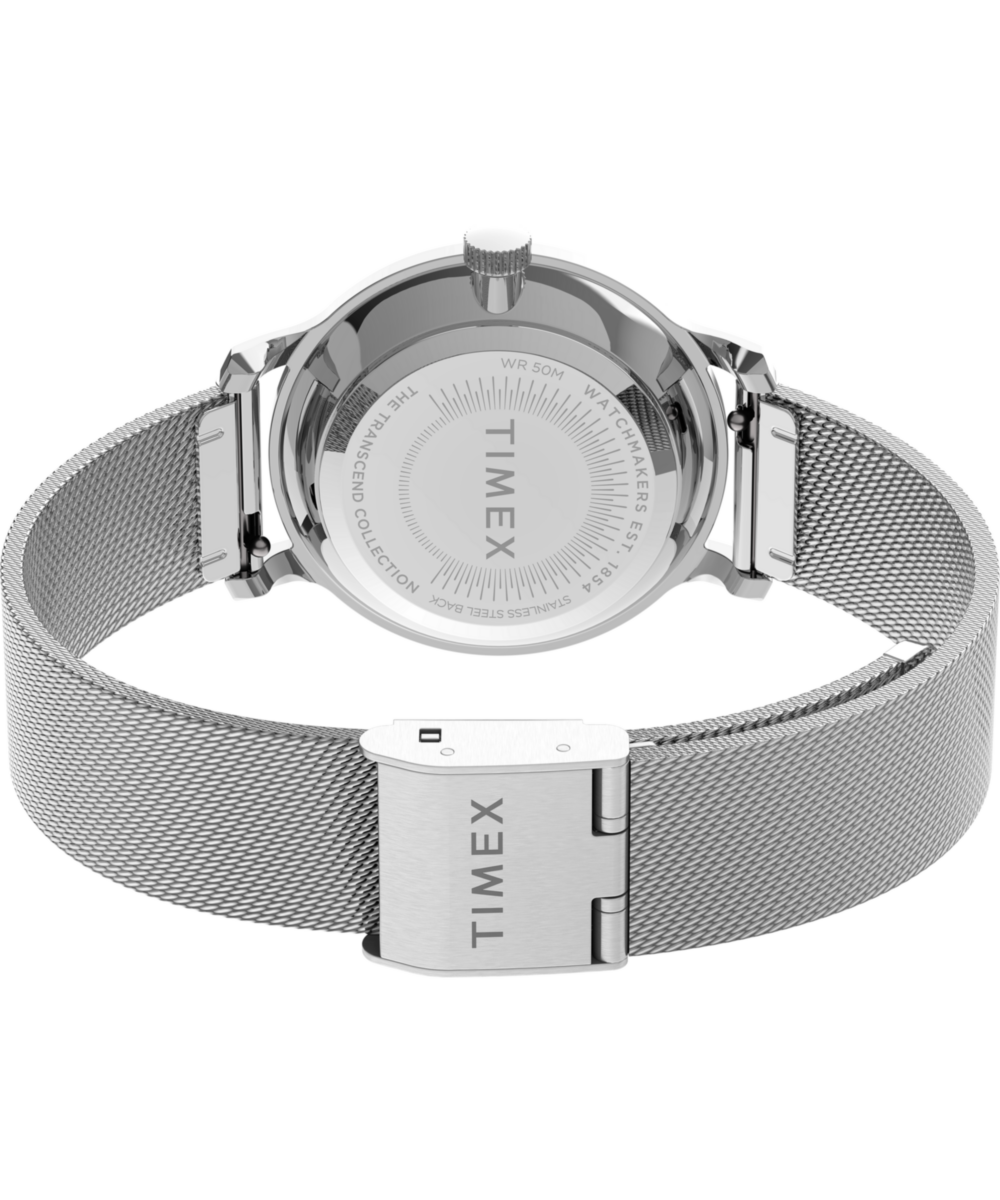 Timex Transcend™ 31mm Stainless Steel Mesh Band Watch