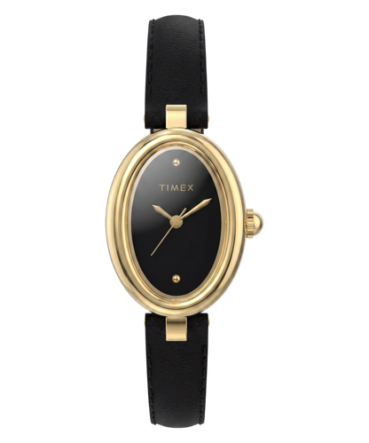 Timex Cavatina Luxe 22mm Leather Strap Watch