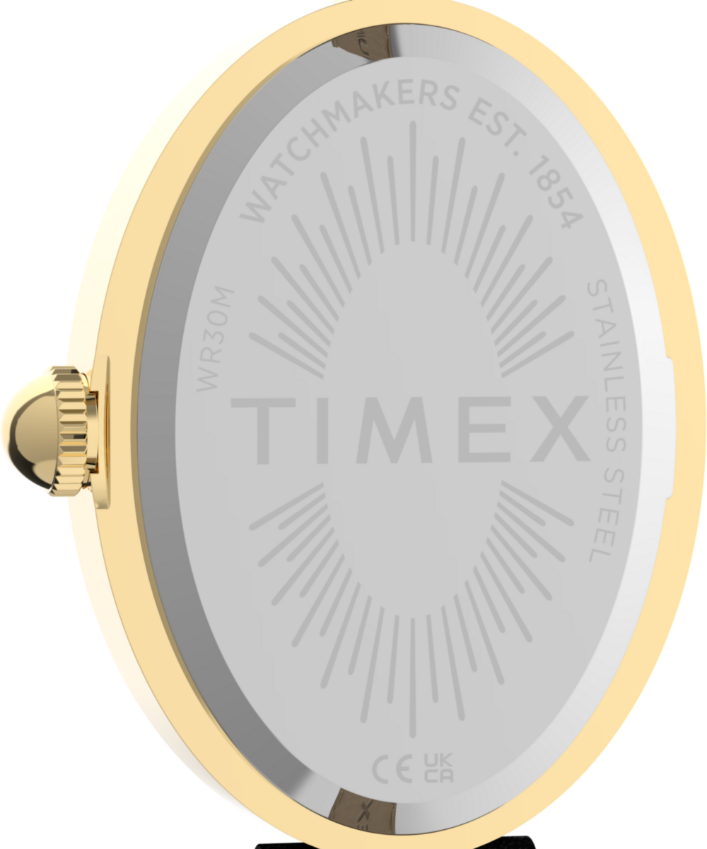Timex Cavatina Luxe 22mm Leather Strap Watch