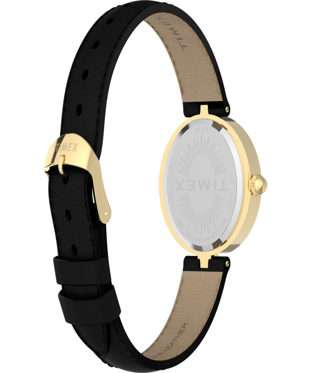 Timex Cavatina Luxe 22mm Leather Strap Watch