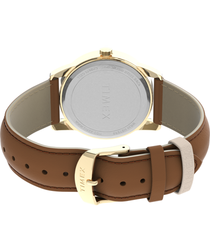Timex Easy Reader Color Pop 38mm Leather Strap Watch