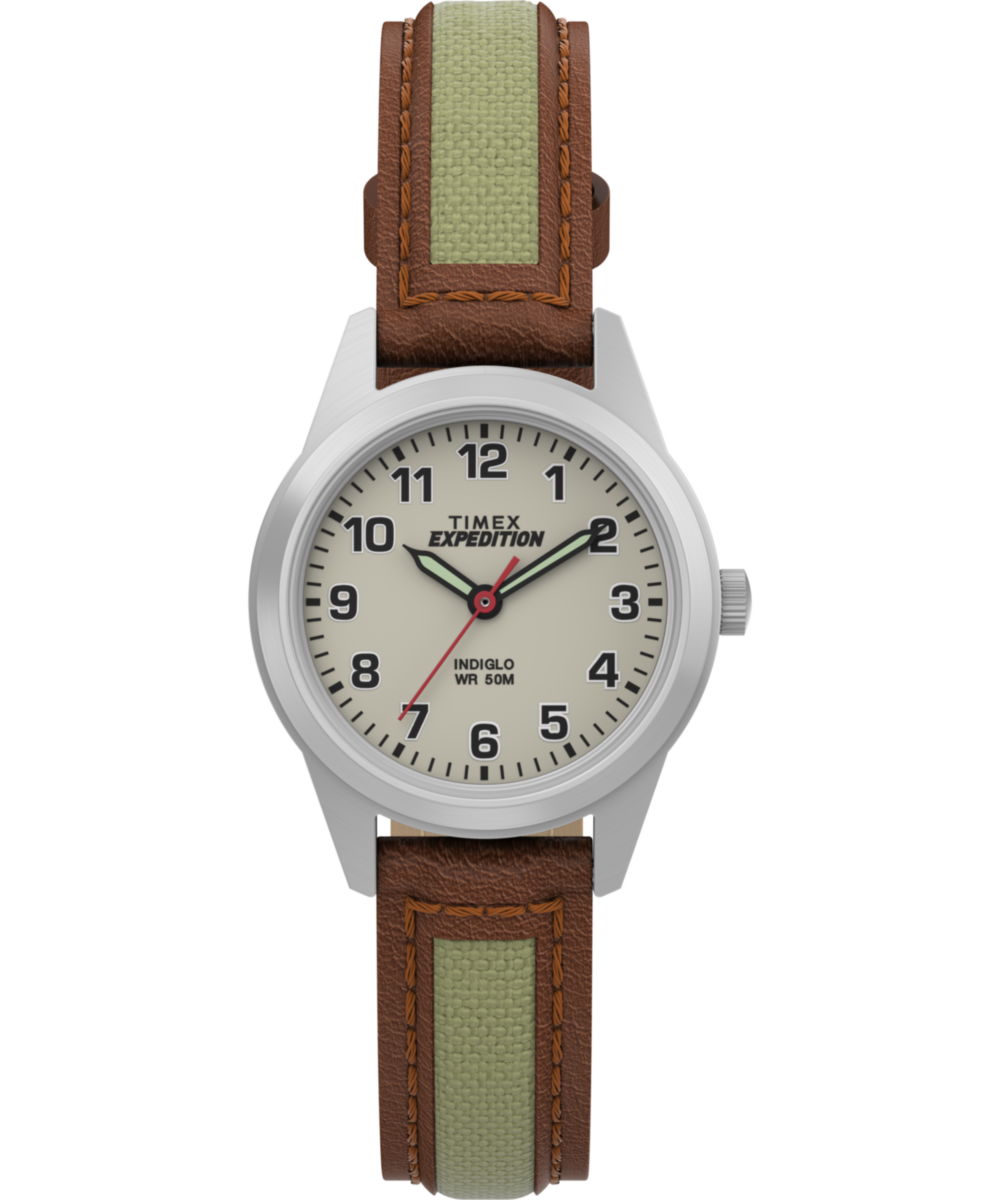 Timex Expedition Field Mini 26mm Leather Strap Watch