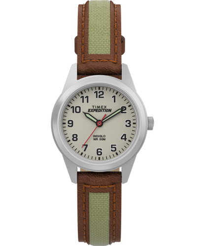 Timex Expedition Field Mini 26mm Leather Strap Watch
