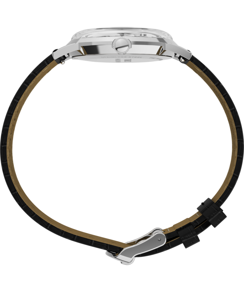 Timex Marlin Quartz 34mm Leather Strap Watch