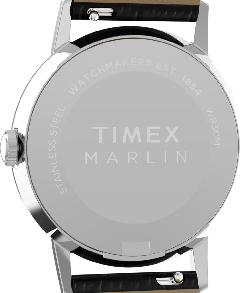 Timex Marlin Quartz 34mm Leather Strap Watch