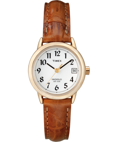 Timex Easy Reader 25mm Leather Strap Watch