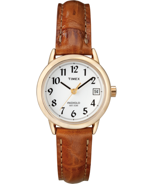 Timex Easy Reader 25mm Leather Strap Watch