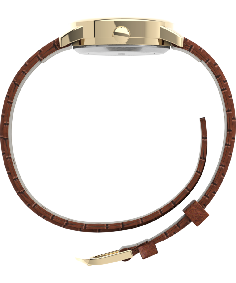 Timex Easy Reader 25mm Leather Strap Watch