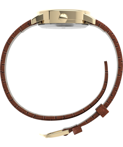 Timex Easy Reader 25mm Leather Strap Watch