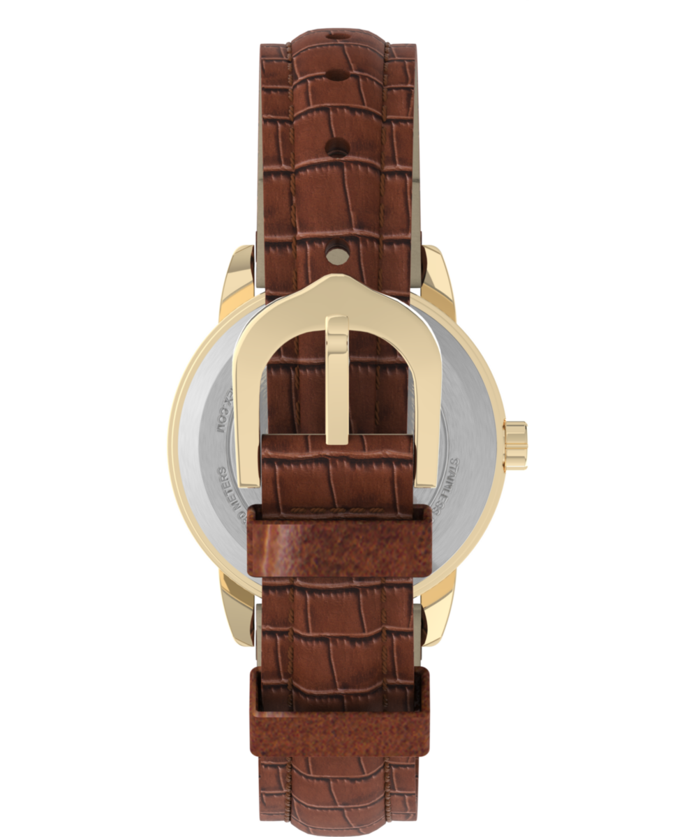 Timex Easy Reader 25mm Leather Strap Watch