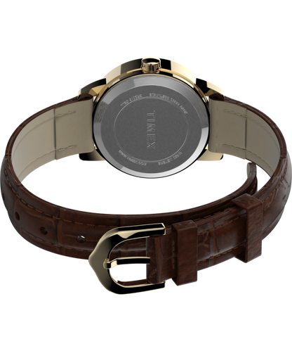 Timex Easy Reader 25mm Leather Strap Watch