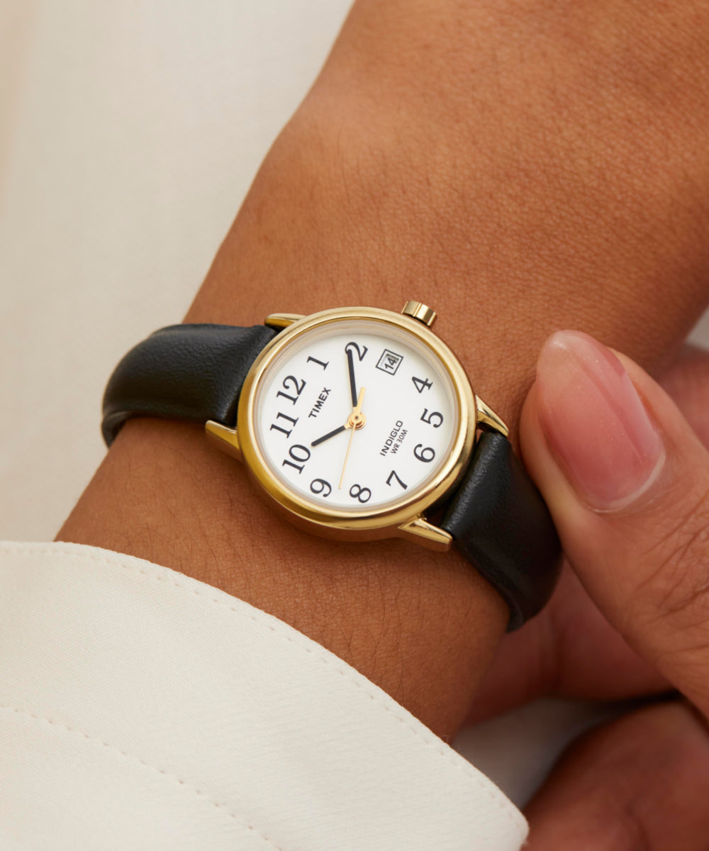 Timex Easy Reader 25mm Leather Strap Watch
