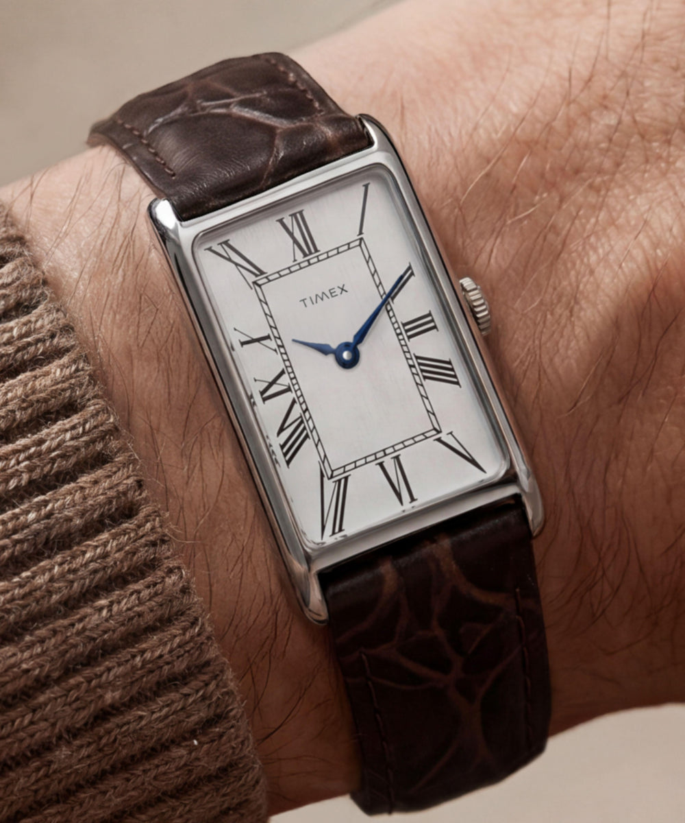 Timex Timex 1976 Lexington Reissue Inspired 21mm Leather Strap Watch