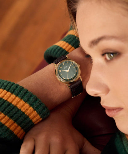 Timex Marlin Quartz 34mm Leather Strap Watch