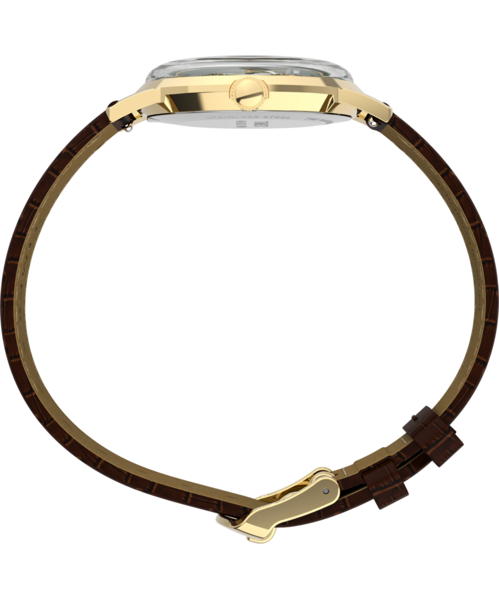 Timex Marlin Quartz 34mm Leather Strap Watch